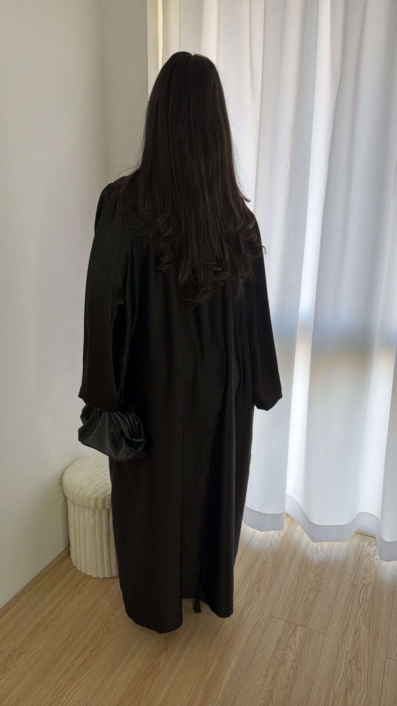 Bow Abaya zwart