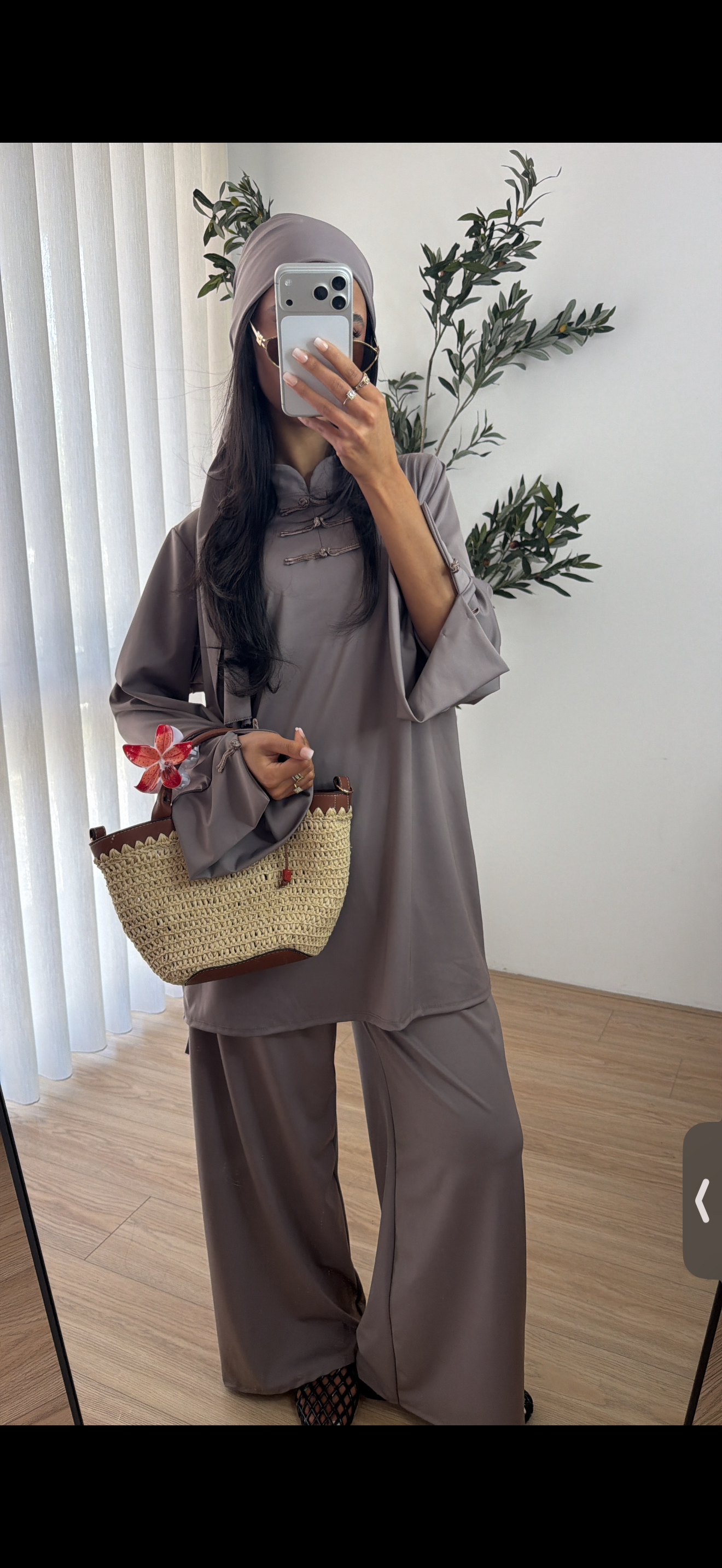 Amalfi Burkini Taupe Foncé
