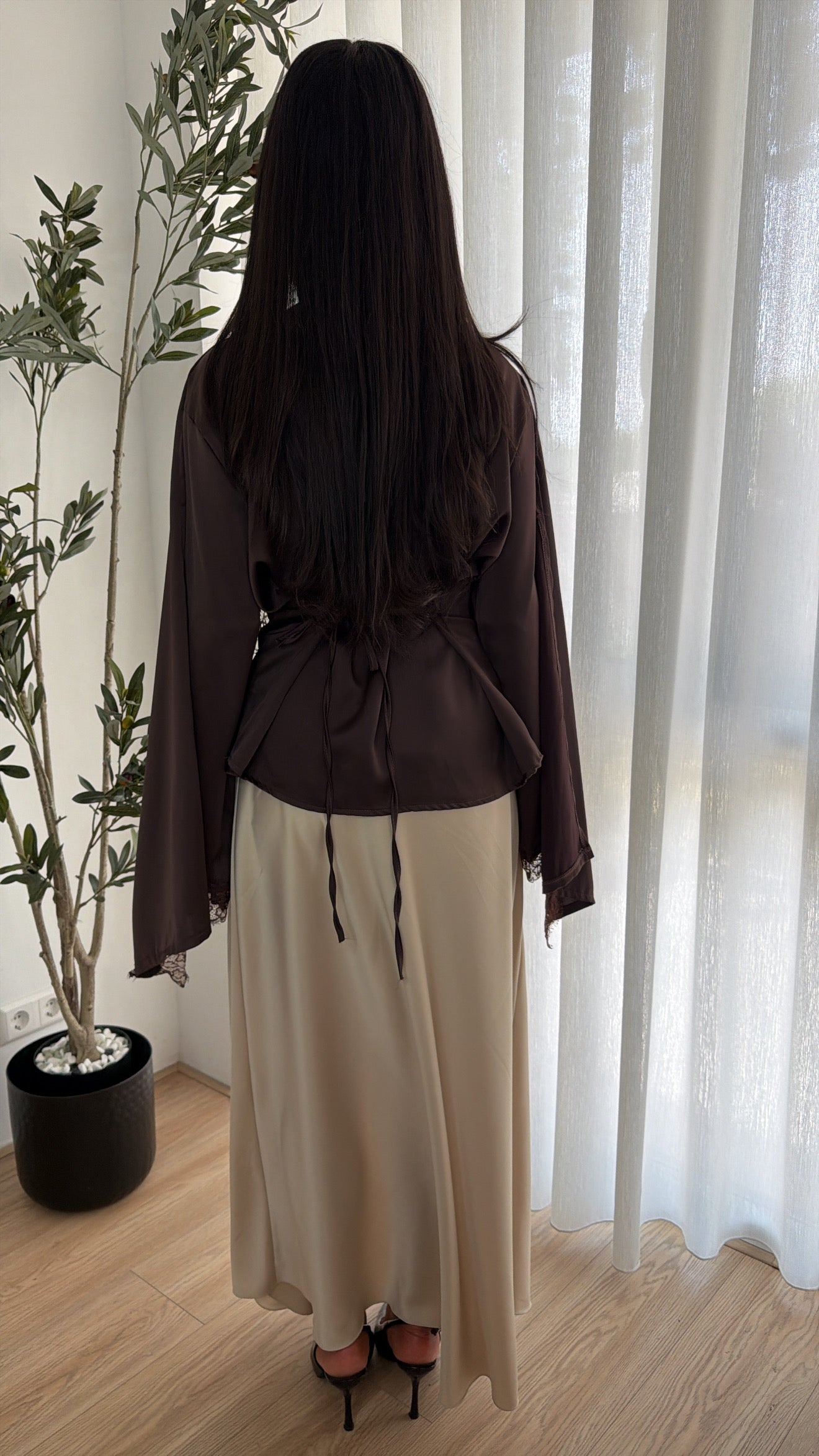 Lace Sleeve Blouse