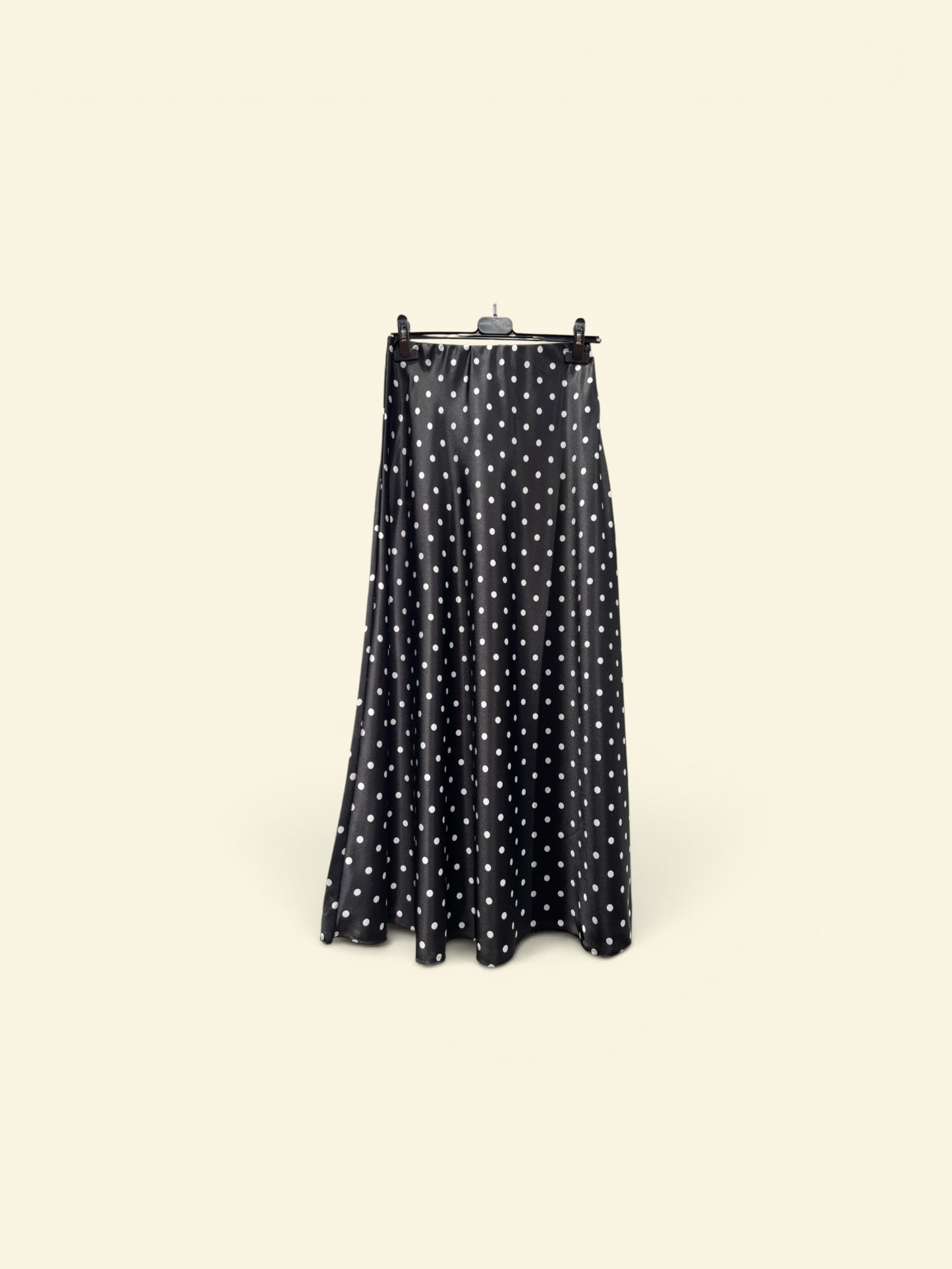 Polka Dot Silk Skirt