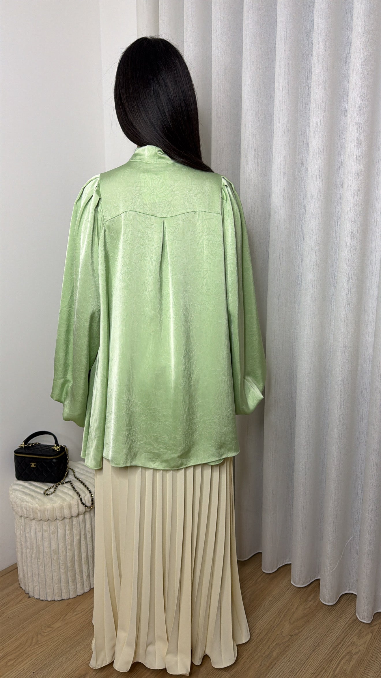Bow Top Soft Green