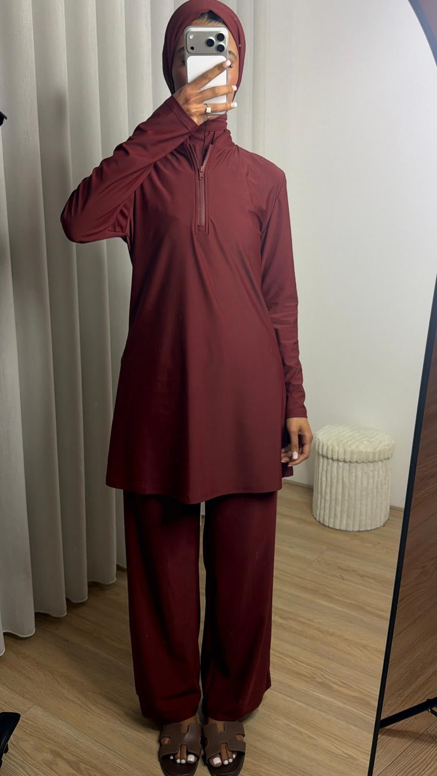 Essential Burkini Burgundy
