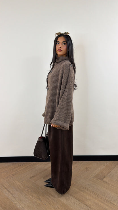 Wool Button Cardigan