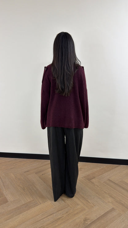 Wool Button Cardigan