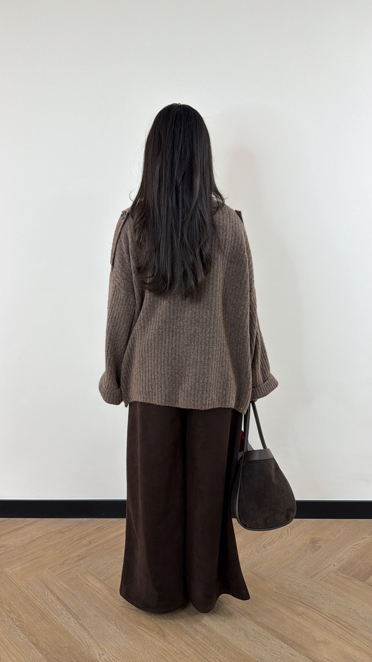 Wool Button Cardigan