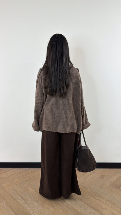 Wool Button Cardigan