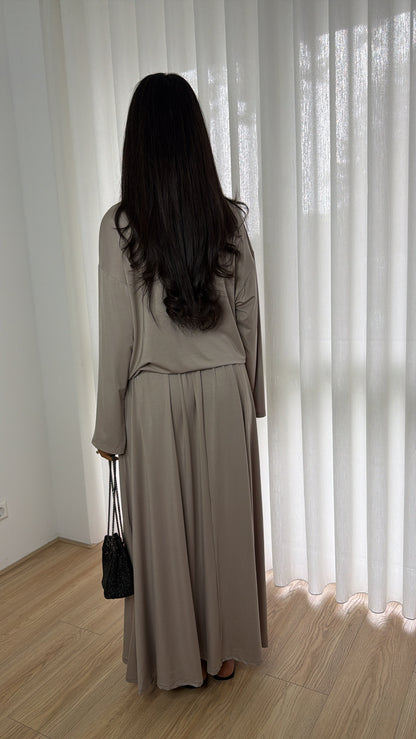 Premium Stretchy Set Soft Taupe