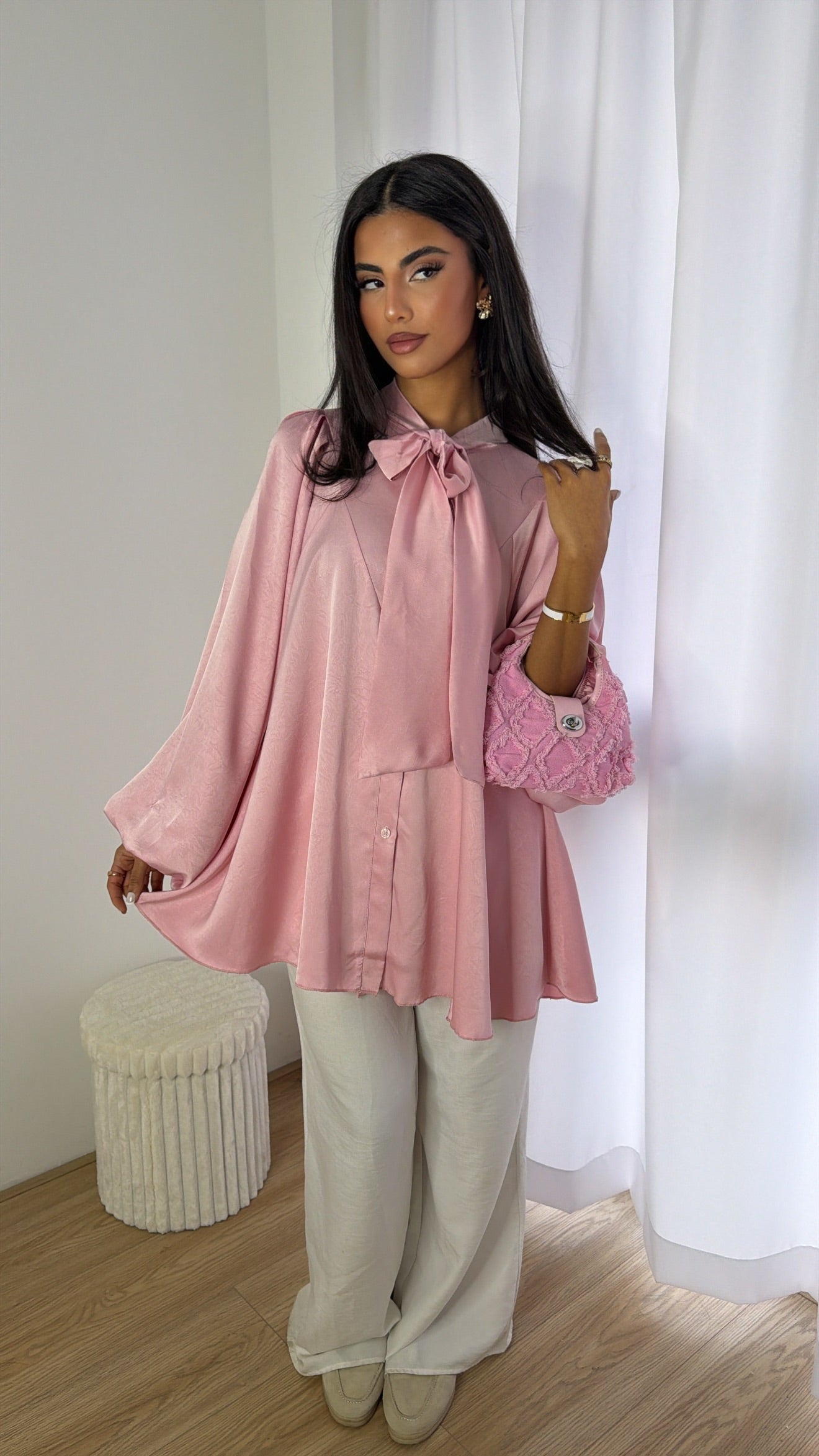 Pink Bow Top