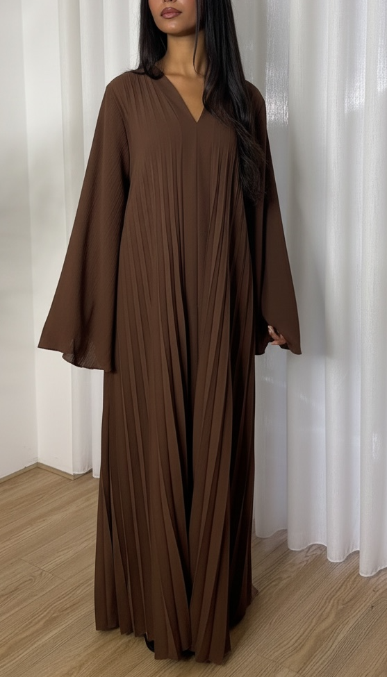 Layali Dress Brown