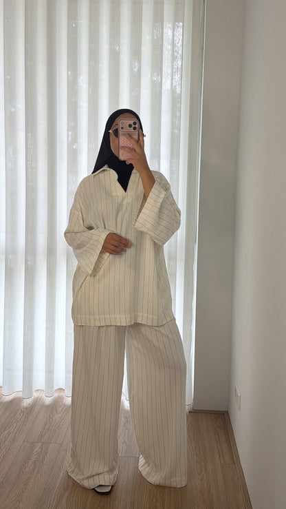 Pinstripe Twinset