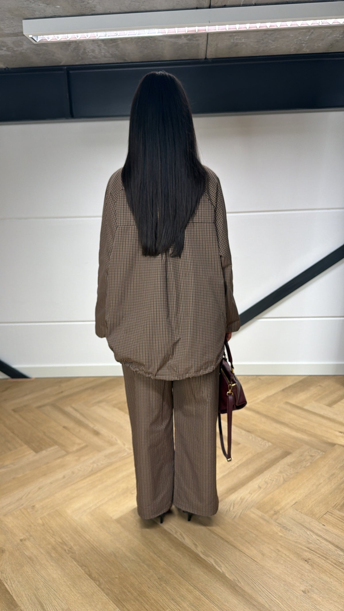 Checked Adjustable Jacket