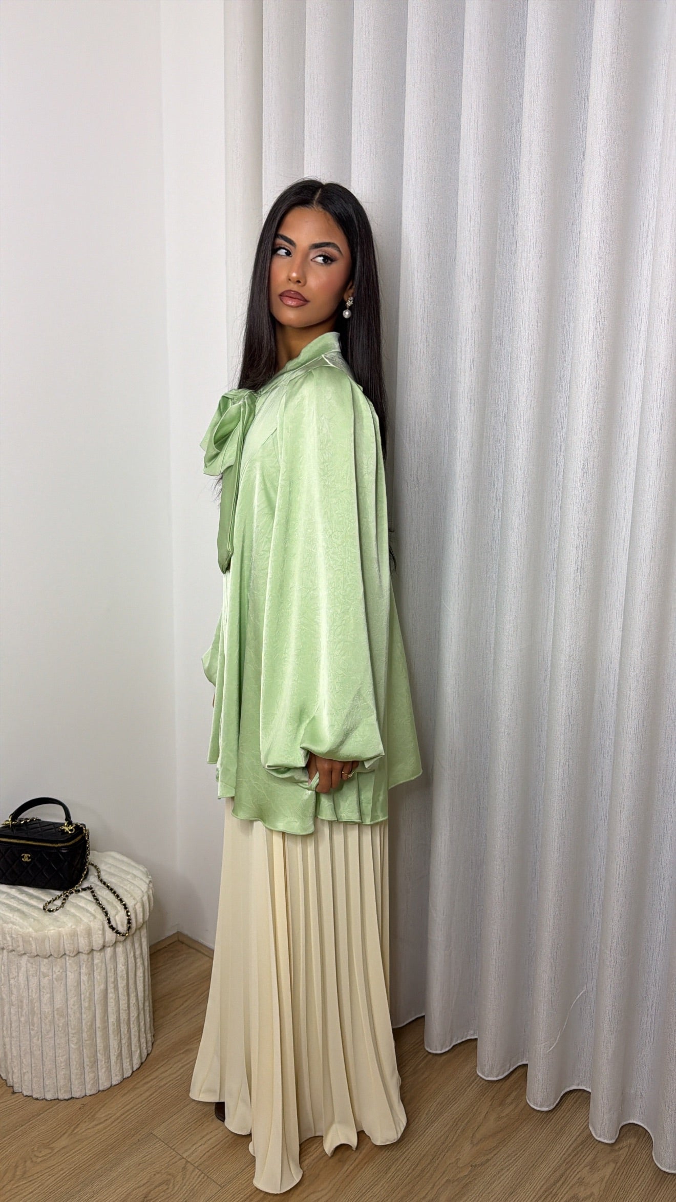 Bow Top Soft Green