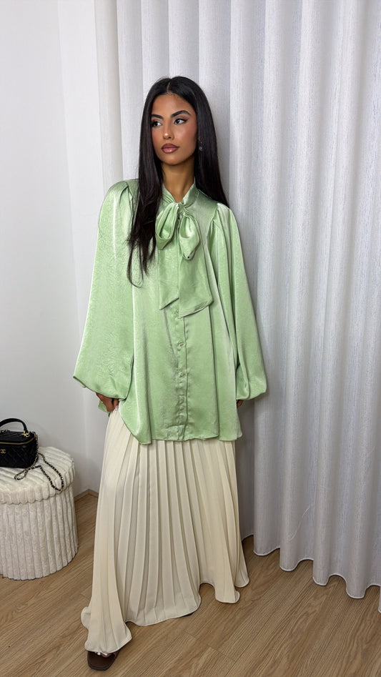 Bow Top Soft Green