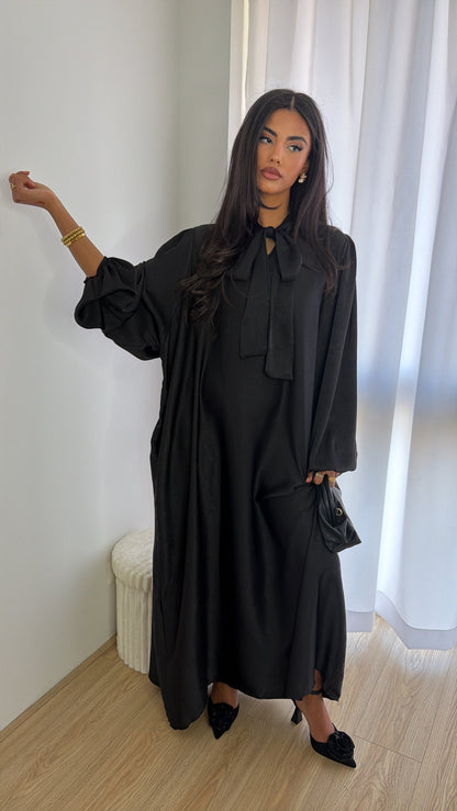 Bow Abaya zwart
