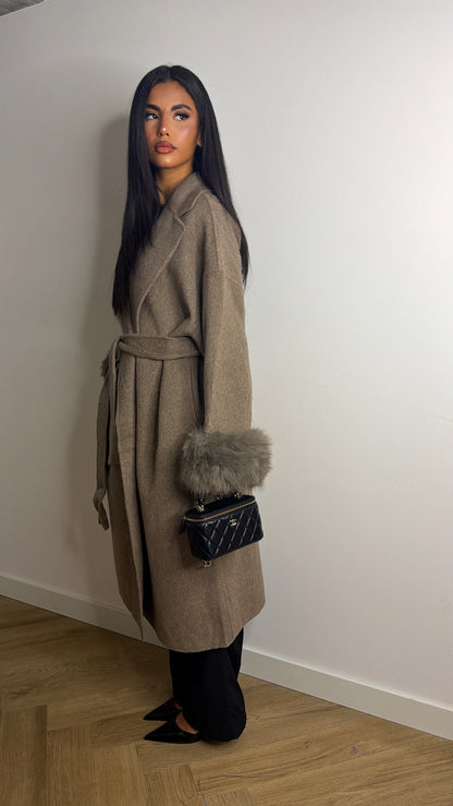 Slavic Wool Fur Coat (70% woll)