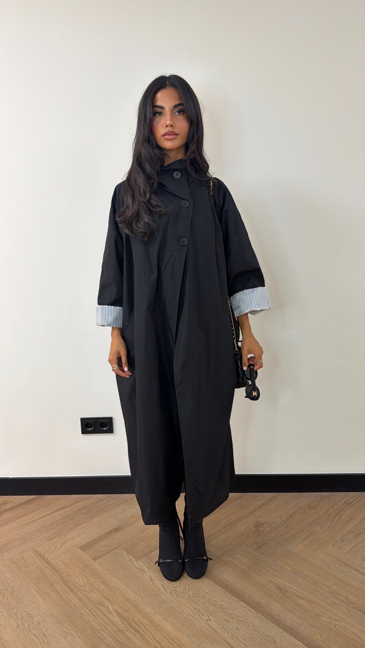 Pinstripe Trenchcoat