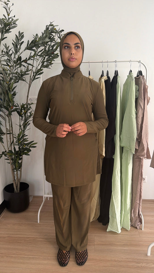 Essential Burkini Leaf Green