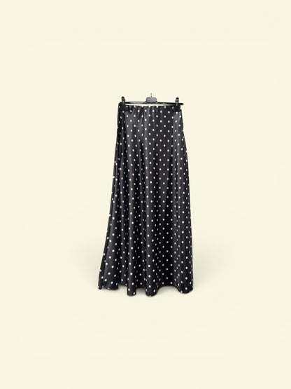 Polka Dot Silk Skirt