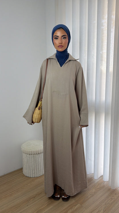 Kaftan Dress Taupe