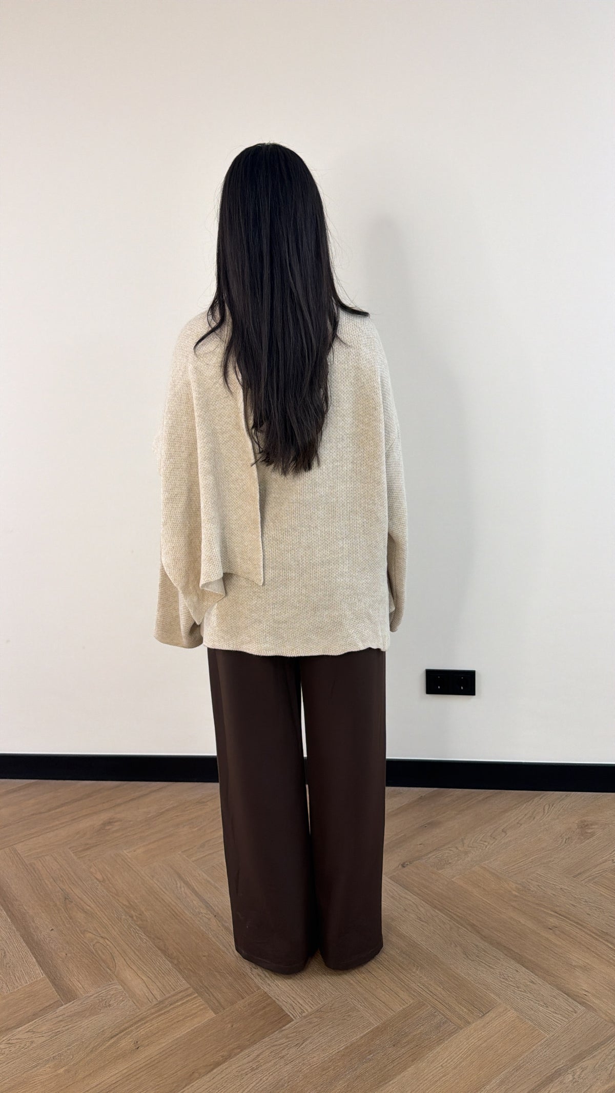 Knitted Cape Cardigan