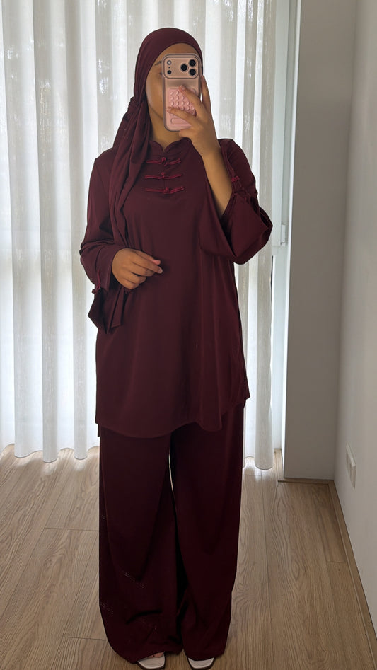 Amalfi Burkini Burgundy