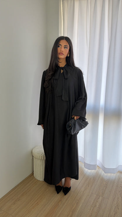 Bow Abaya zwart