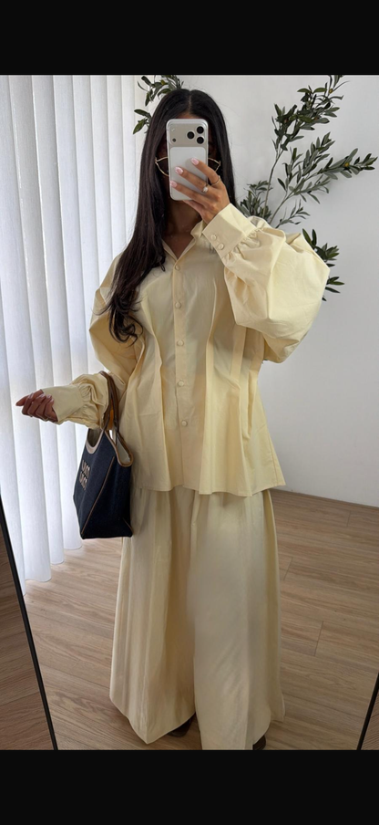 Cotton Ivory Twinset