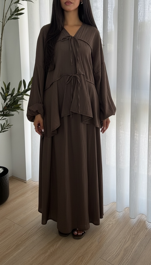 Brown Layer Twinset