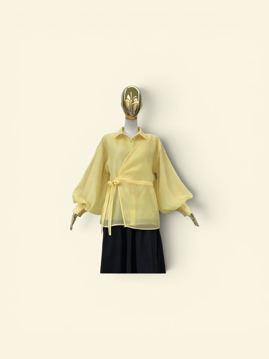 Poplin Blouse Yellow