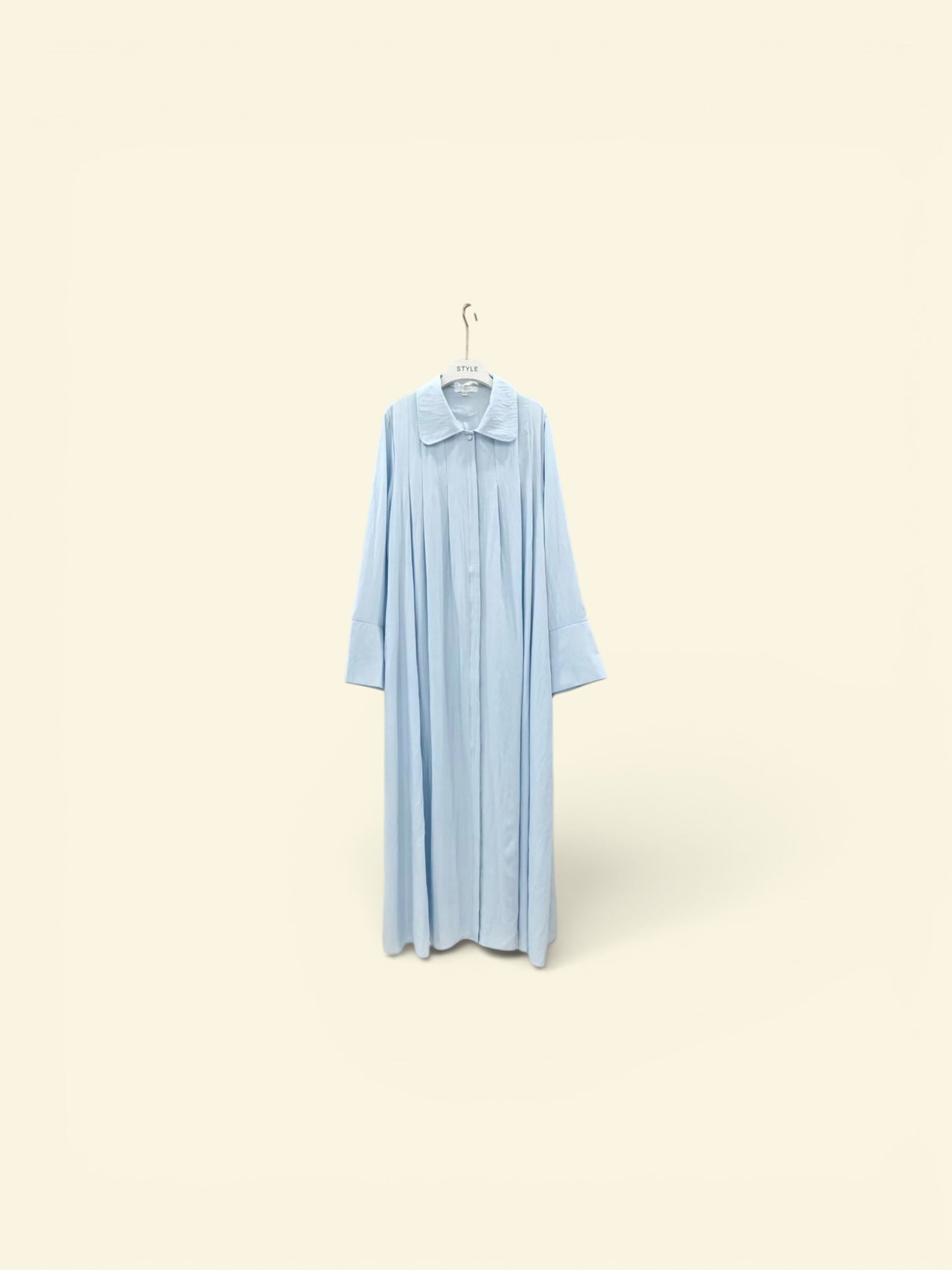 Wide Sleeve Dress Blue