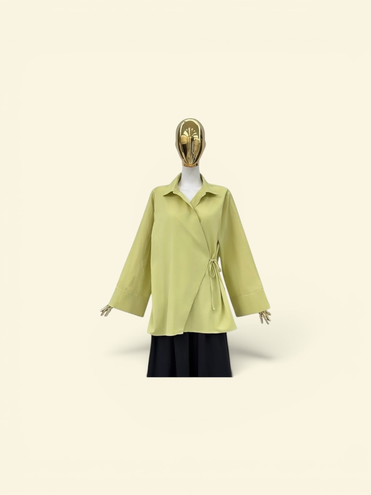 Wrap Tunic Soft Yellow