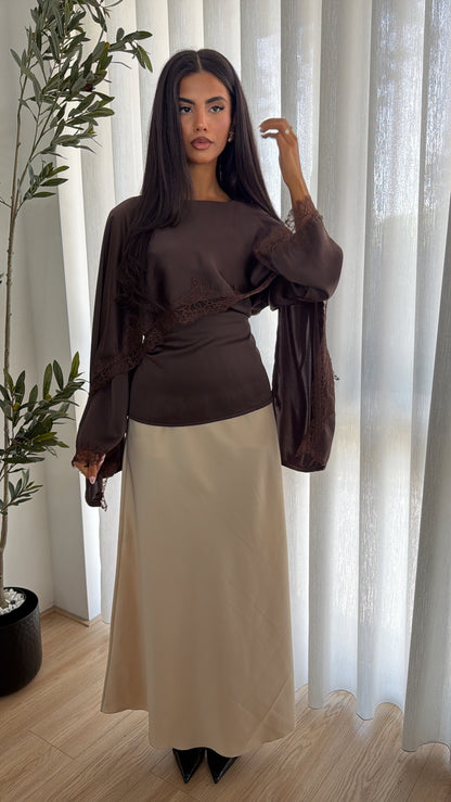 Lace Sleeve Blouse