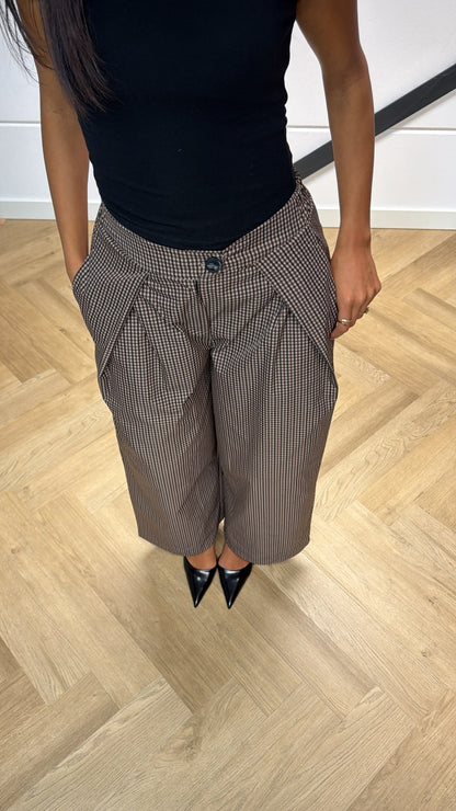 Checkered Ballon Pantalon