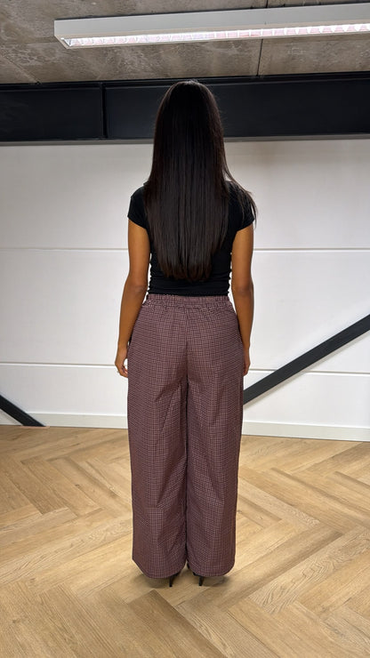 Checkered Ballon Pantalon