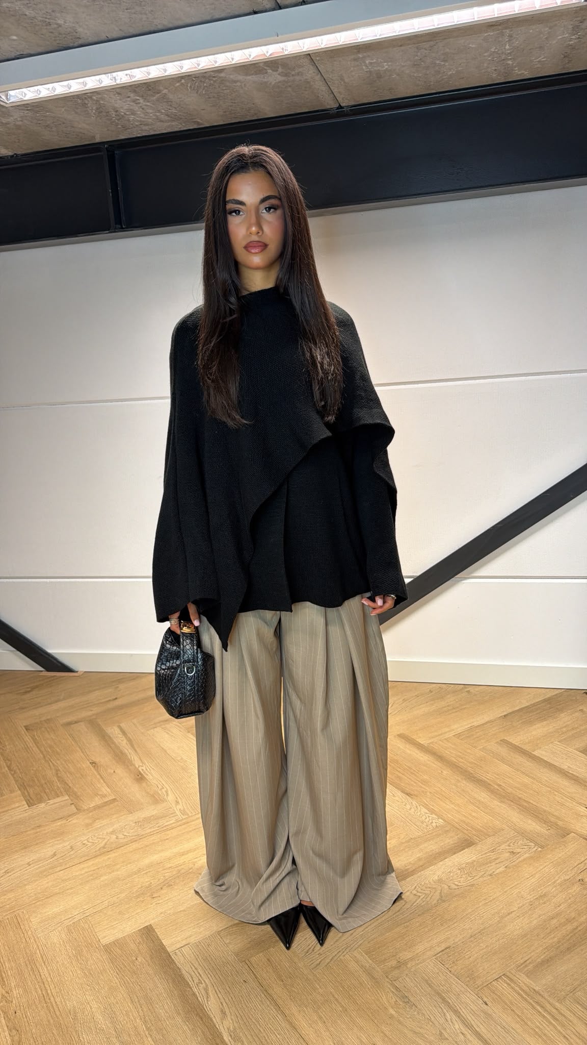 Knitted Cape Cardigan