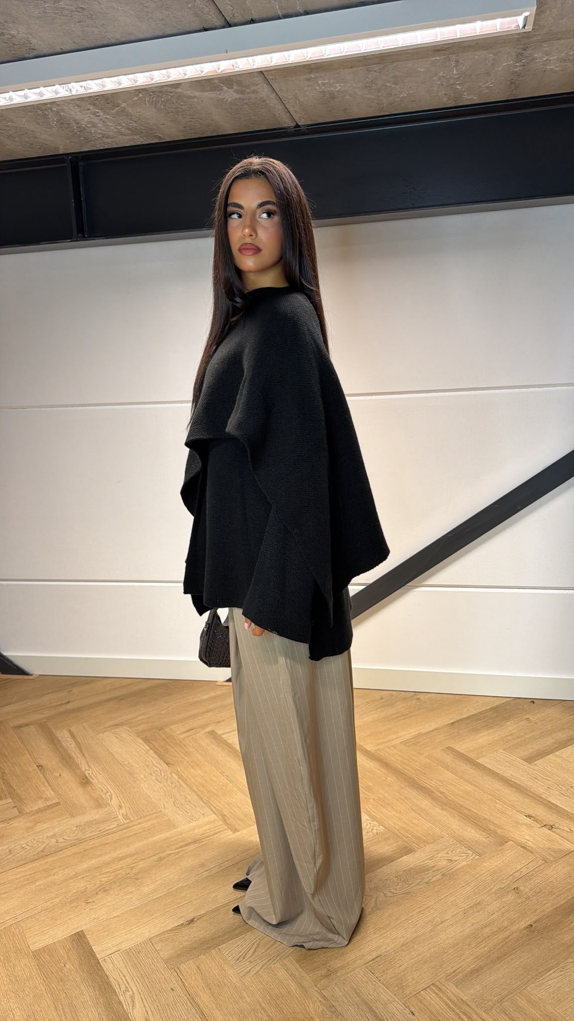 Knitted Cape Cardigan