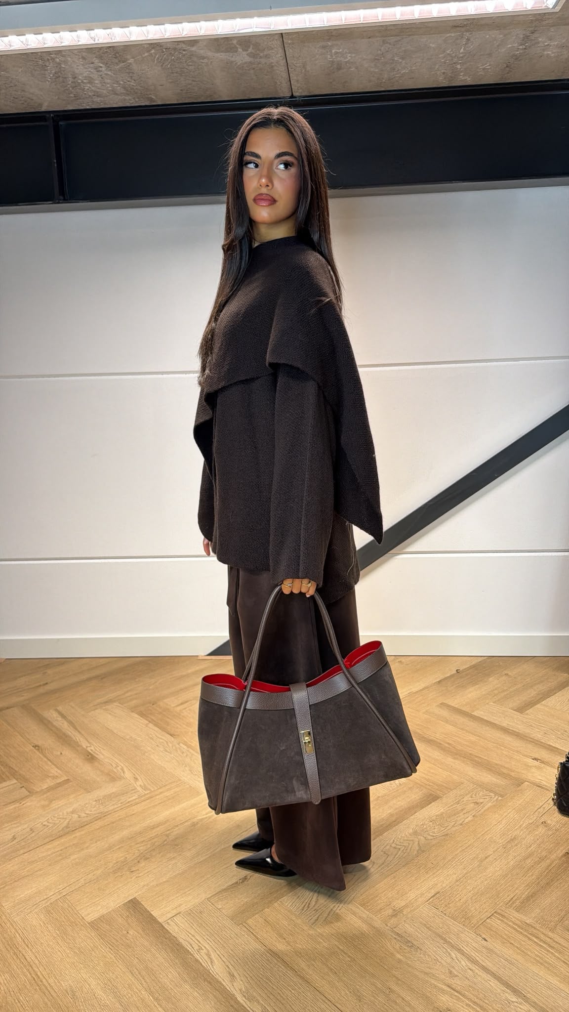 Knitted Cape Cardigan