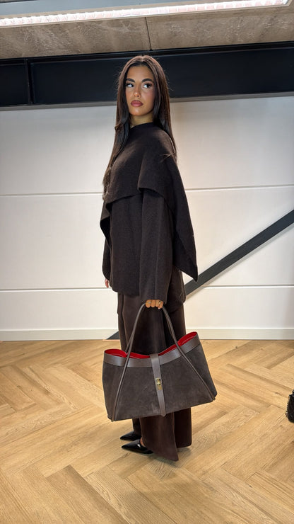 Knitted Cape Cardigan